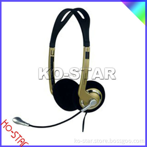 Mutimedia Popular Style Cute Light Weight Small Hi-Fi Stereo Headsets for PC and Gaming with Microphone and Volume control